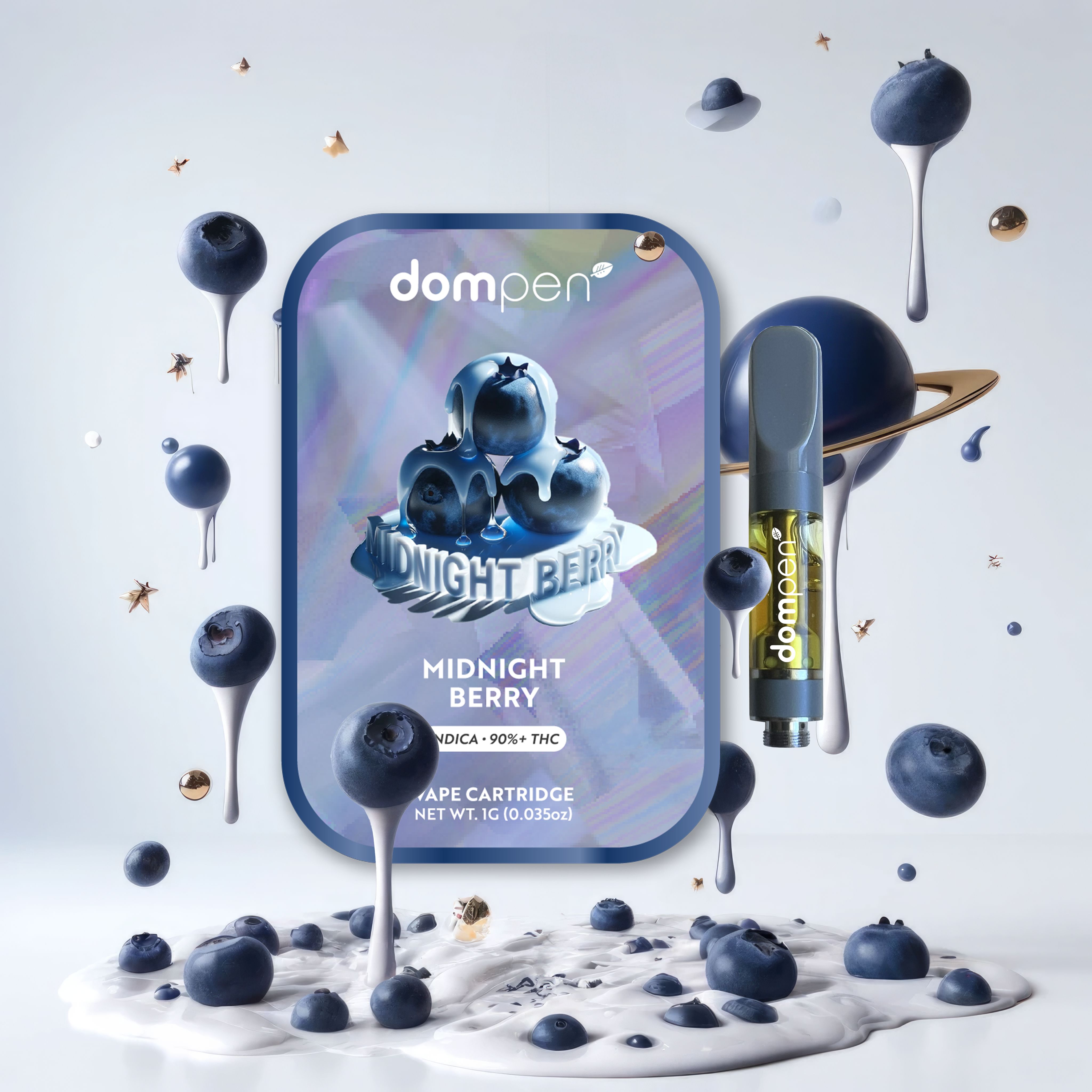 Dompen | Midnight Berry | 510 Cart | Indica