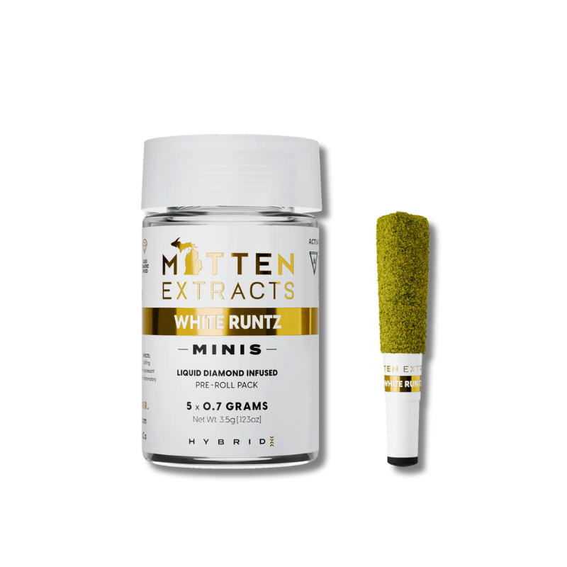 MITTEN EXTRACTS (5PK) INFUSED PRE ROLLS | WHITE RUNTZ