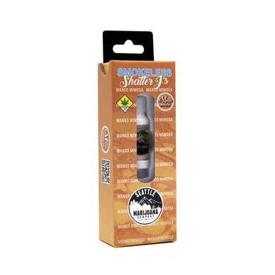 Smokeless Shatter J - Mango Mimosa (Hybrid)  1g Cartridge