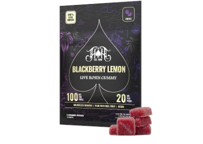 Heavy Hitters - Blackberry Lemon Live Rosin Gummies 5pk - 100mg