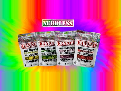 Green Apple 200MG Nerdless Gummies