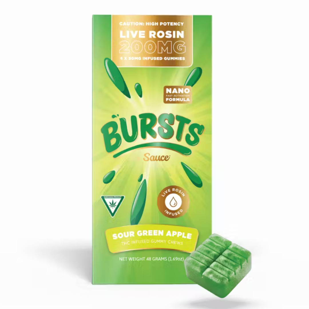 Live Rosin Sour Green Apple - 200 mg