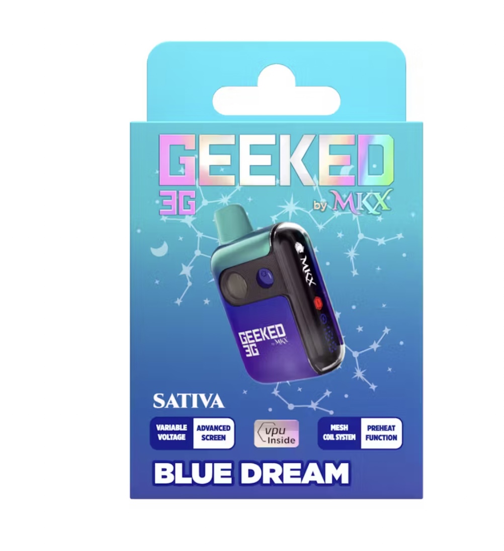 GEEKED: Blue Dream 3G Vape Disposable