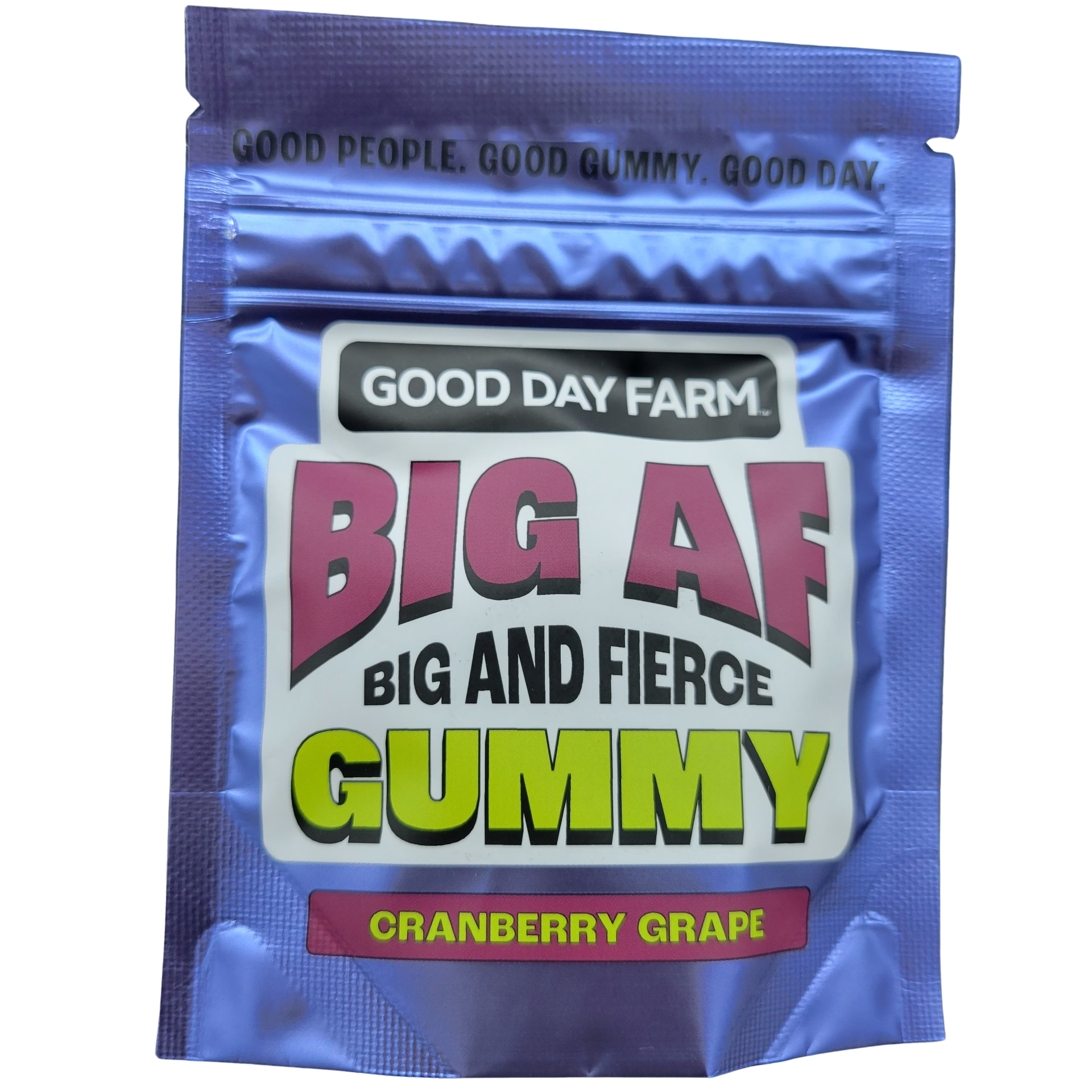 BIG AF Cranberry Grape Multi-Dose Gummy - Hybrid - 100 mg