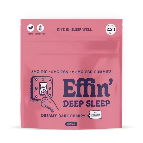 Deep Sleep Dreamy Dark Cherry 2:2:1-THC:CBN:CBD Gummies - 20 pack
