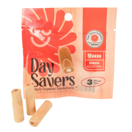 DAYSAVERS Natural Wood Filter Tips 3ct