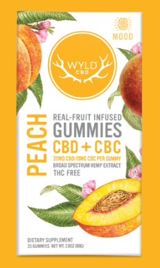 Hemp Gummies | Peach | 20MG CBD & 10MG CBC X 20-Pack