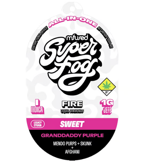Granddaddy Purple FIRE Liquid Diamond Disposable | 1g