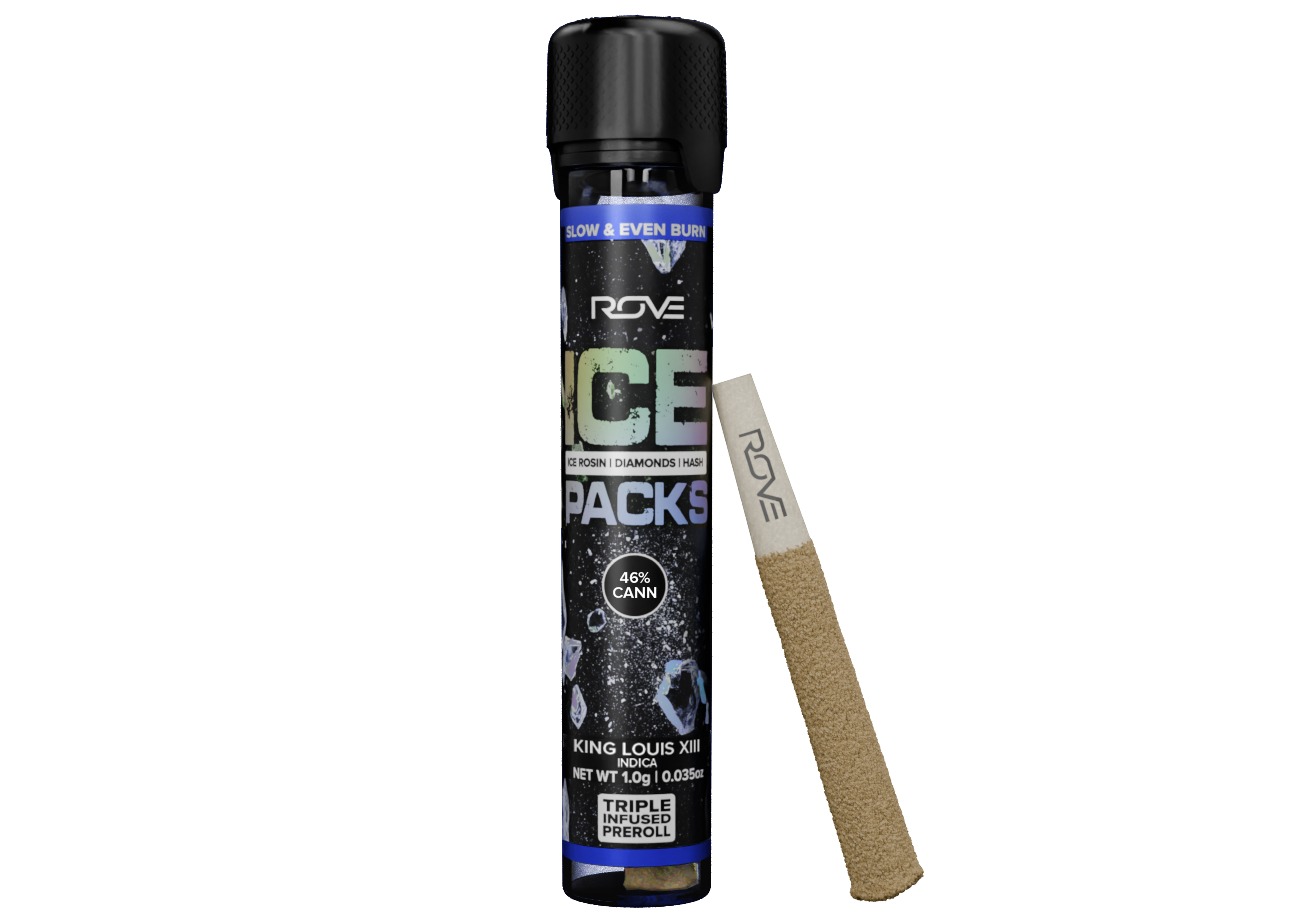 King Louis XIII | Ice Rosin Diamond Hash Infused Pre-Roll | 1g