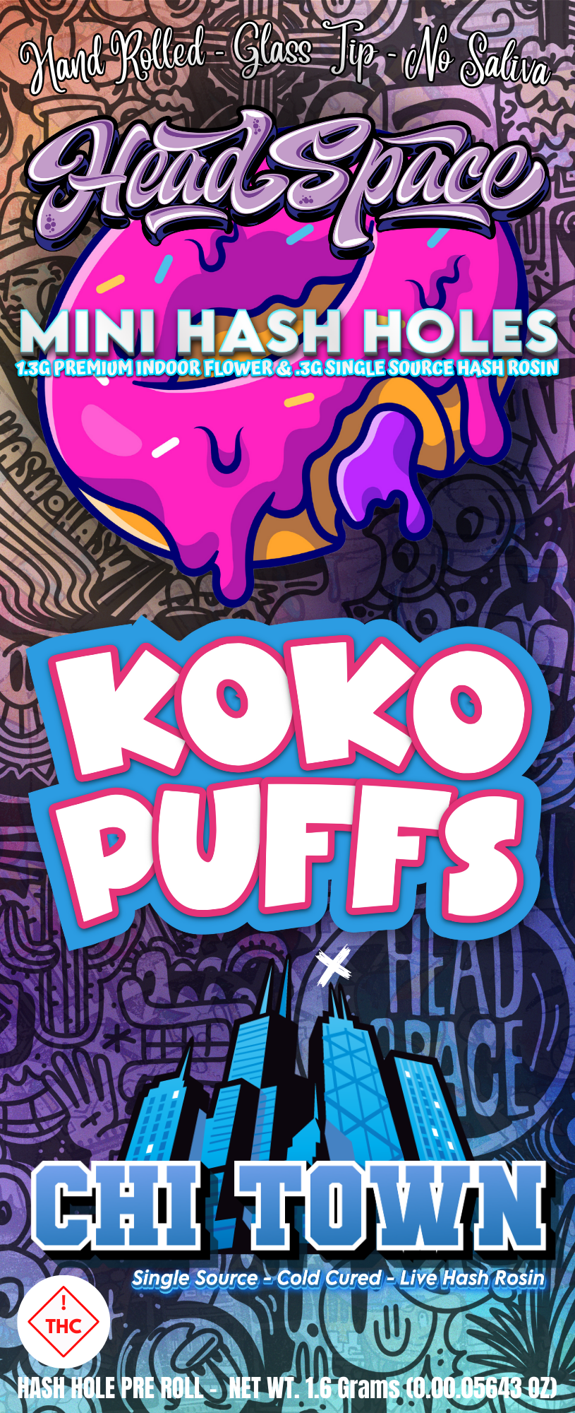 Koko Puffs x Chitown | Hash Hole Pre-Roll