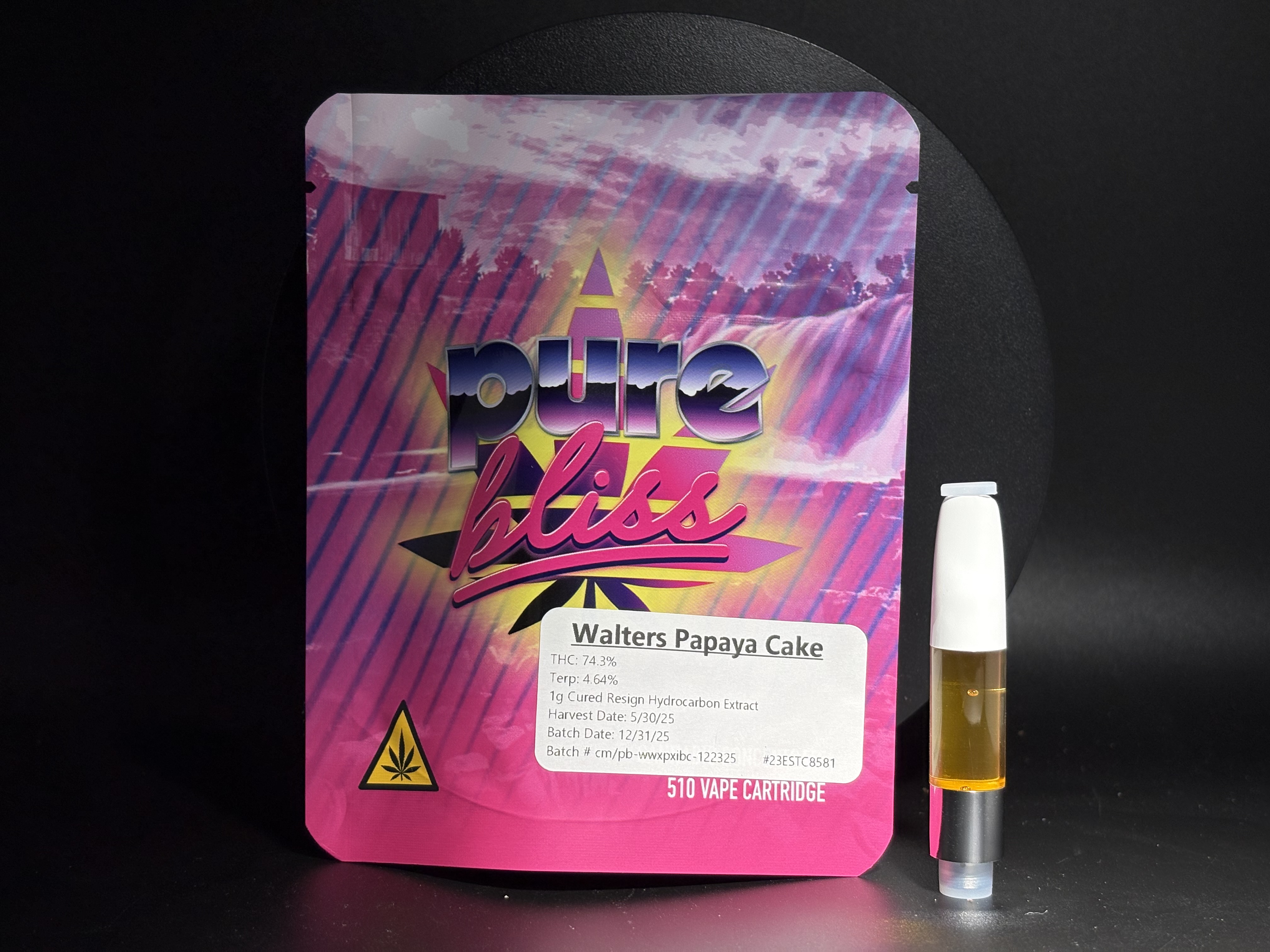 Vape - Cured Resin - 1 Gram - Walter's Papaya Cake