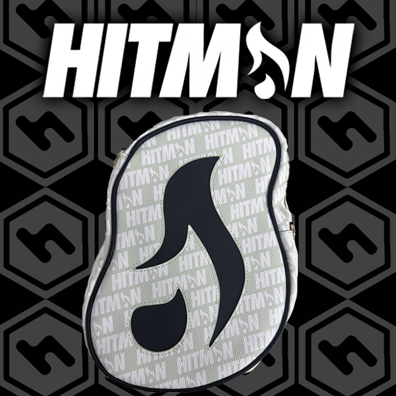 Seafoam, White, Black Flame Bag