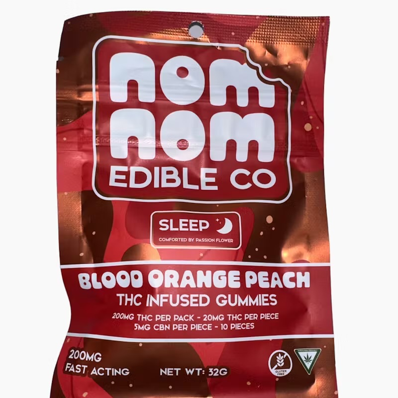 Nom Nom: Blood Orange Sleep 200MG THC:CBD:CBN
