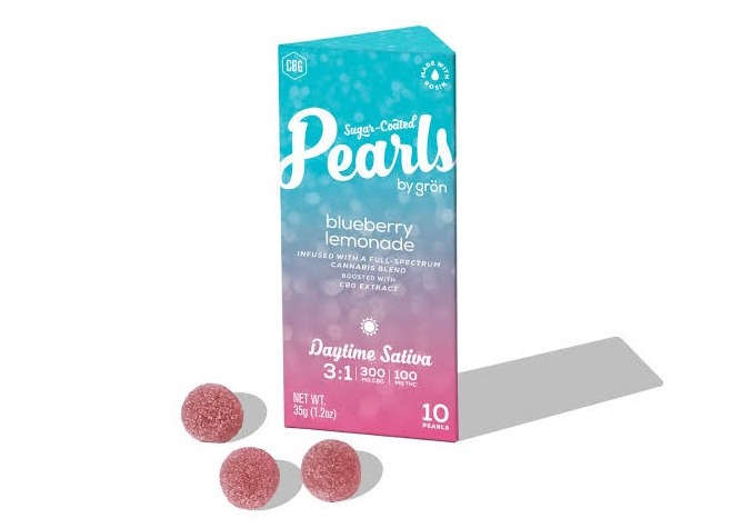 Pearls Gummies Blueberry Lemonade 2:1 CBG/THC 200mg