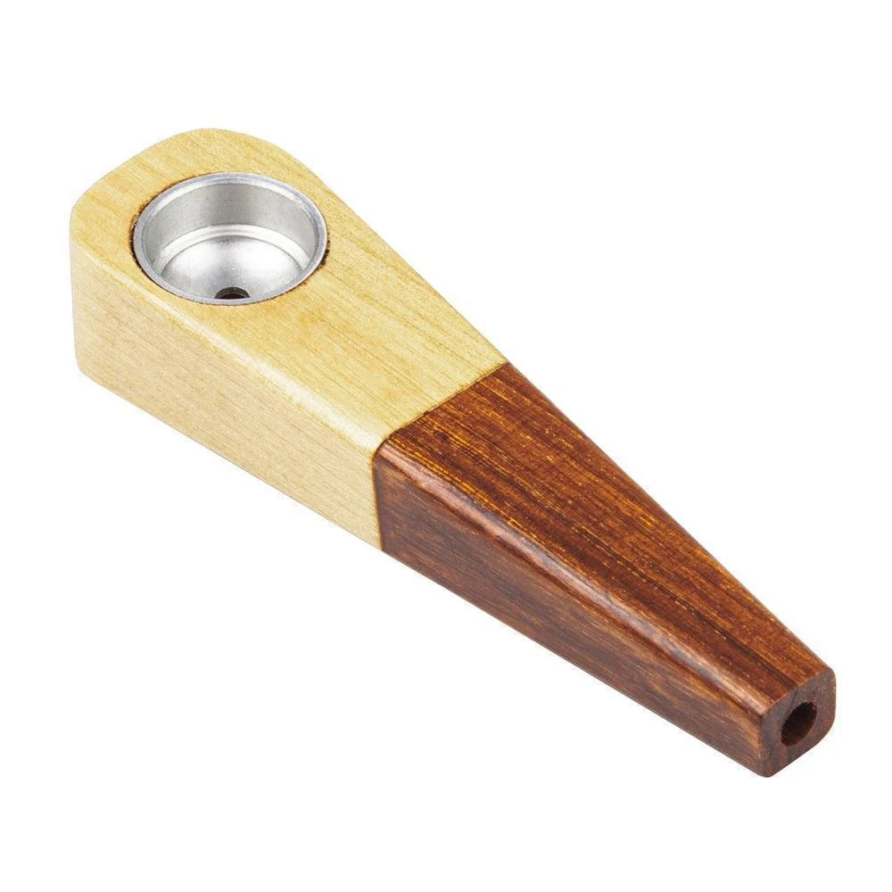 3" Wood Pipe - Wood Grain