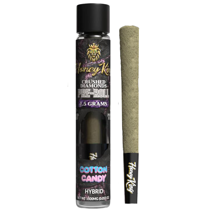 Honey King - Cotton Candy - Diamond Infused Pre-Roll - 1.5g