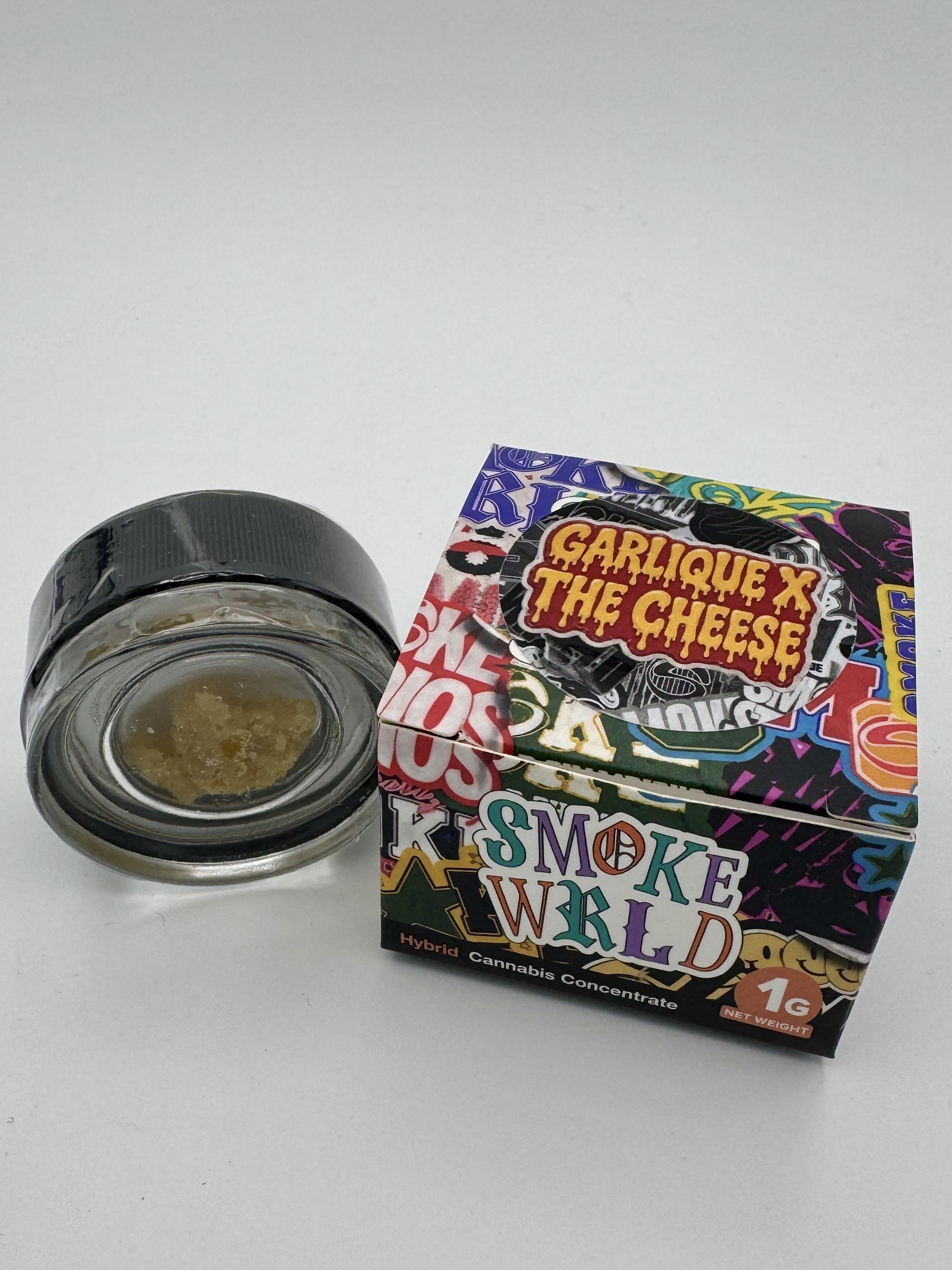 Garlique x The Cheese | 1g Live Resin Concentrate | Smoke |