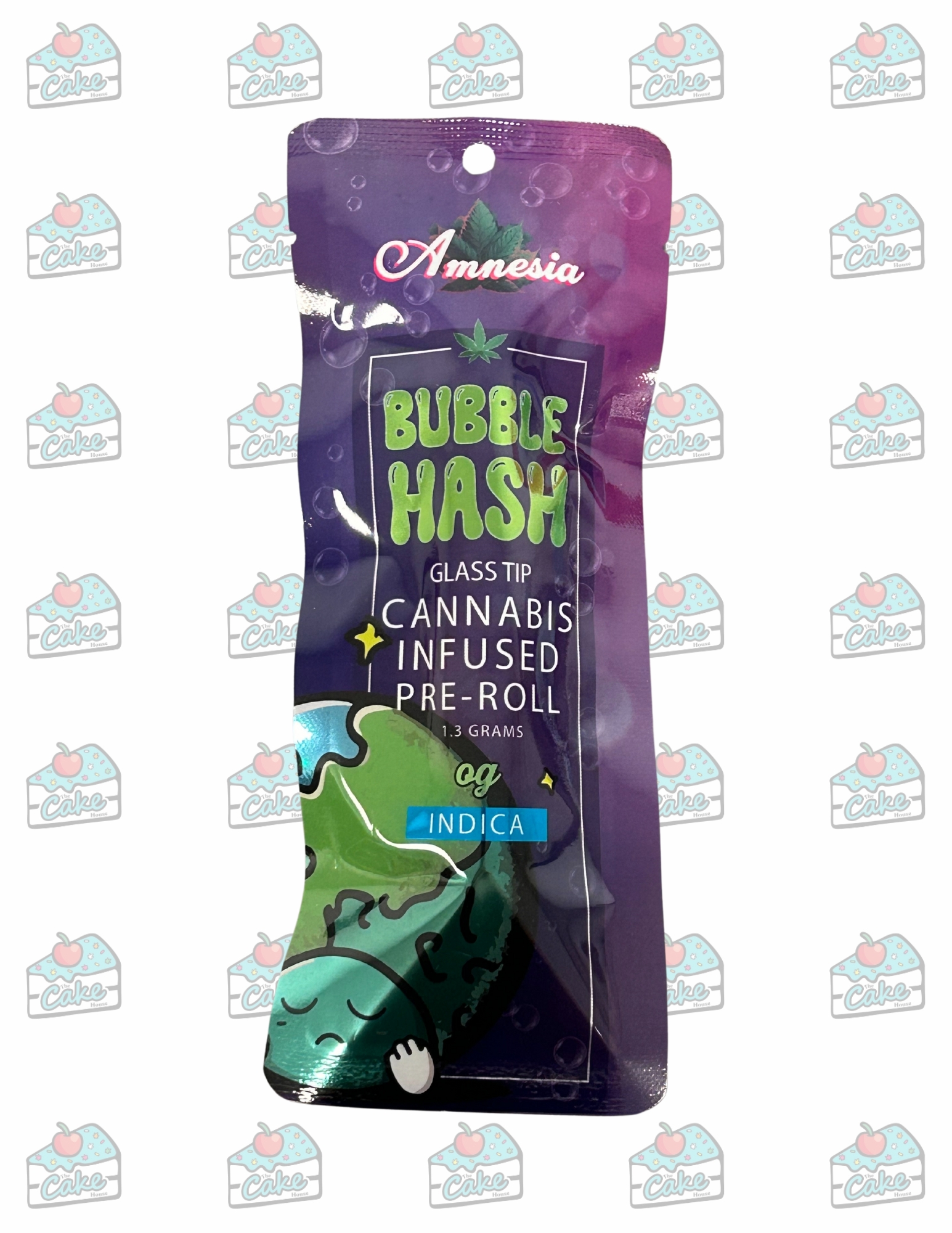 Amnesia - 1.3G Glass Tip Bubble Hash Preroll - OG