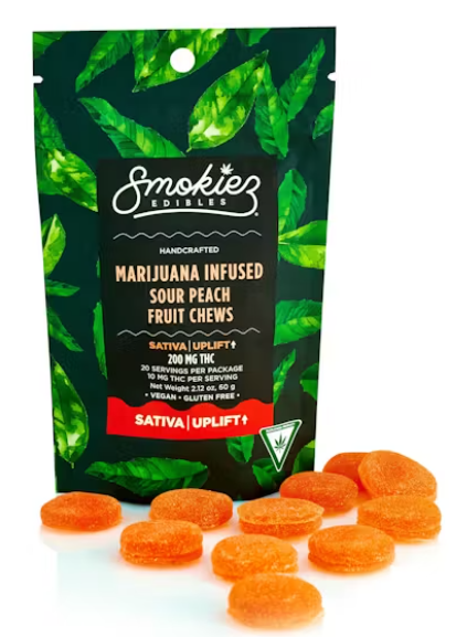 Sour Peach | Infused Edibles | 200mg | Sativa
