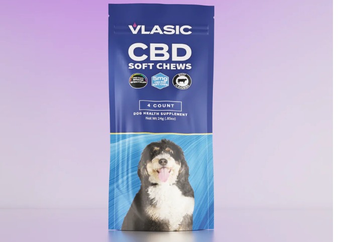 Vlasic Labs - Dog Chews - 5mg CBD - 4pk - Salmon
