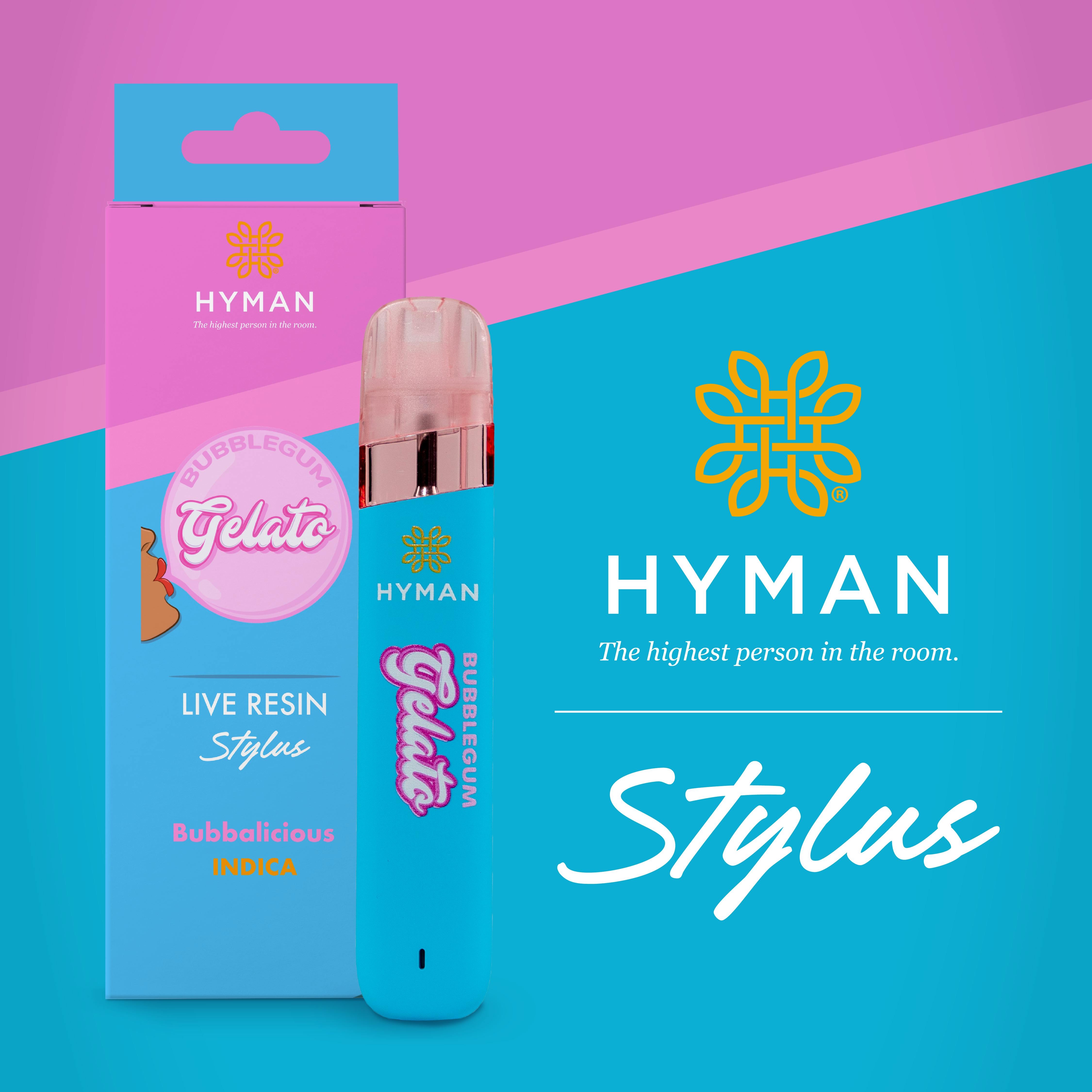 Hyman Live Resin Stylus | Bubblegum Gelato