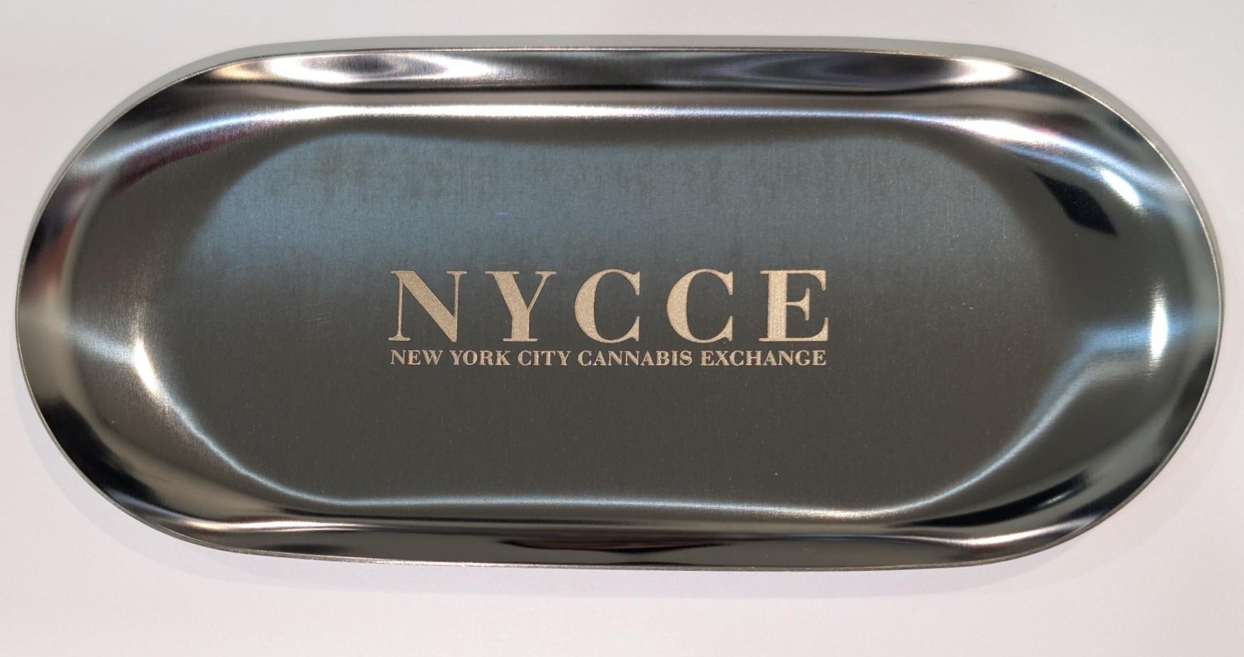 NYCCE Small Rolling Tray - White Gold