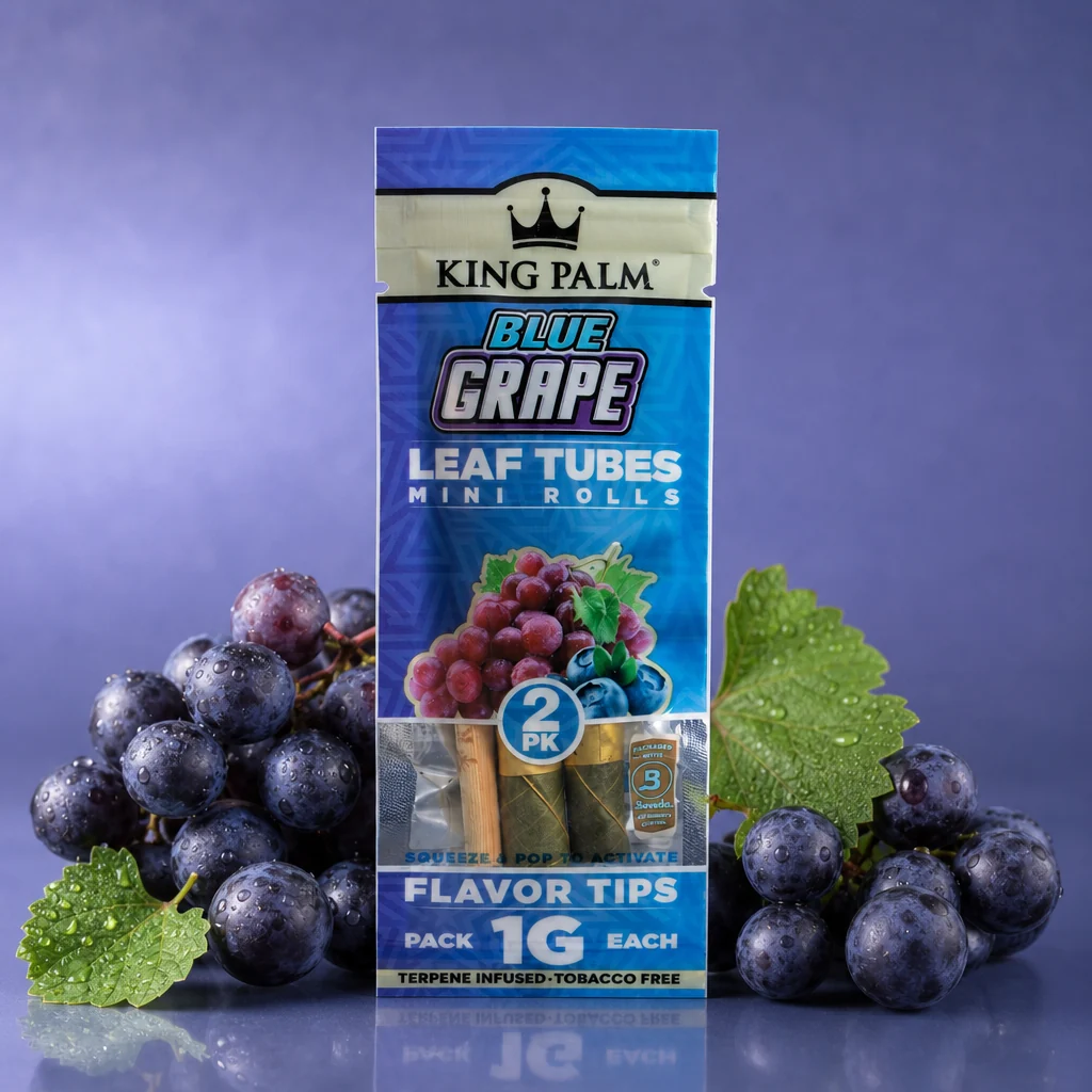 King Palm - 2pk Mini Rolls - Blue Grape