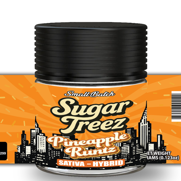 SUGAR TREEZ - PINEAPPLE RUNTZ - 3.5G SATIVA HYBRID
