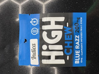 High Chew Blue Razz Single Gummy 200mg