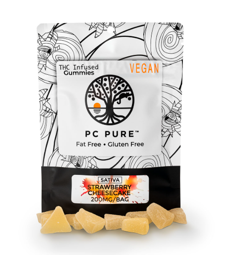 PC PURE | 200MG GUMMIES | STRAWBERRY CHEESECAKE