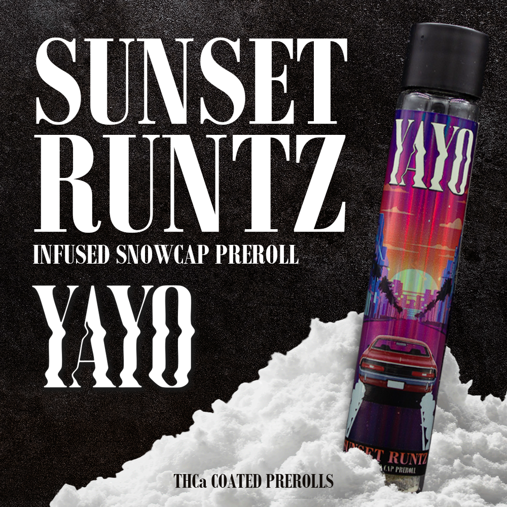 Yayo Snowcap Pre-Roll Sunset Runtz