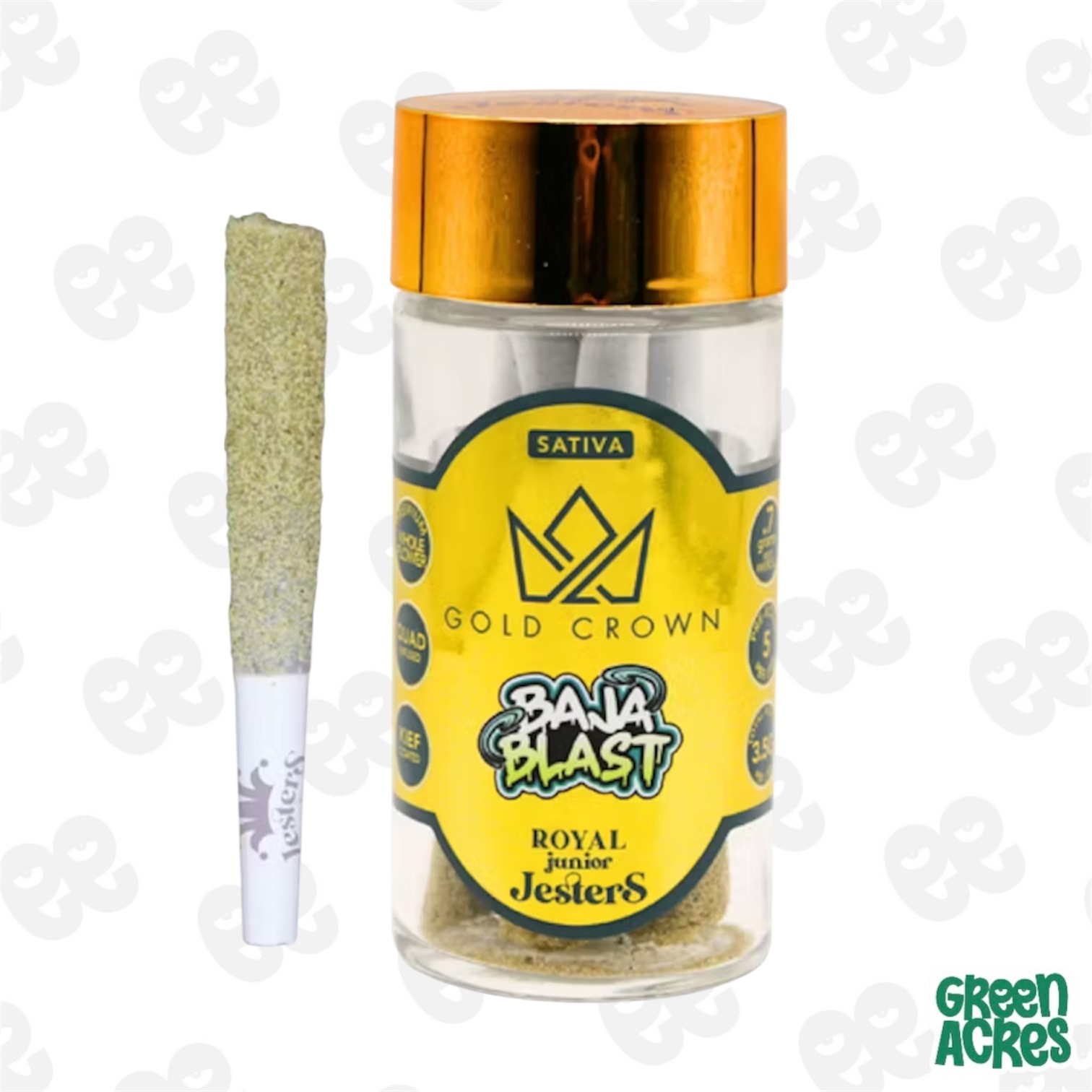 Gold Crown: Baja Blasti 5 Pack Infused Tarantula's Pre-Roll's (5x0.7g)