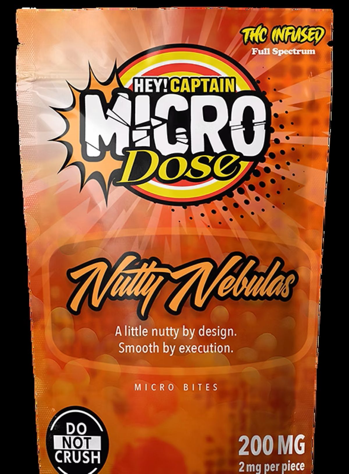HEY! CAPTAIN - NUTTY NEBULA - MIRCODOSE - 200MG