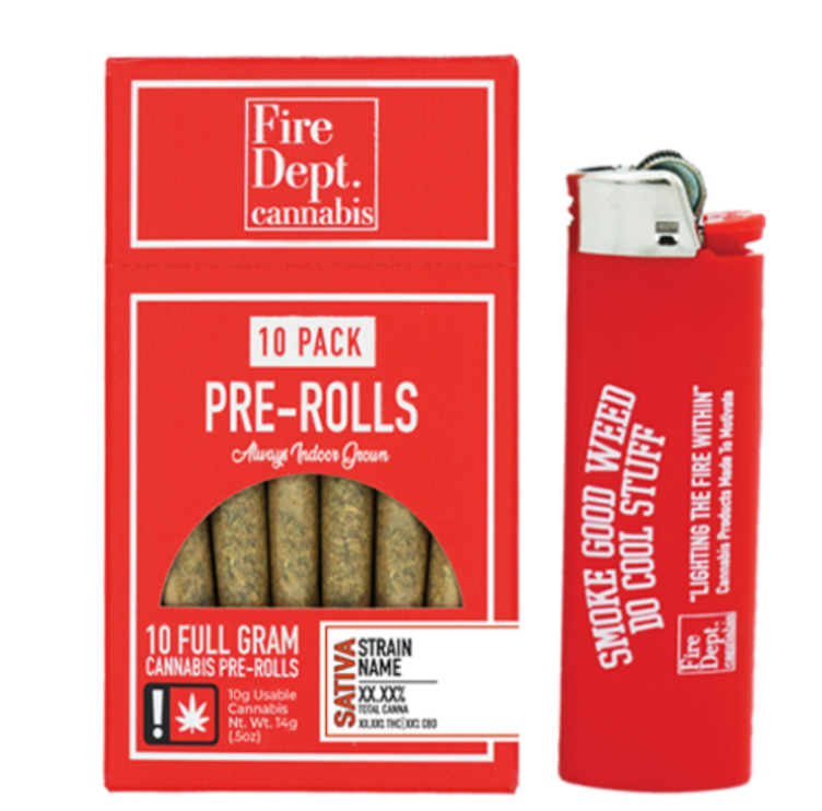 10pk Turbo Diesel - Prerolls - Fire Dept.
