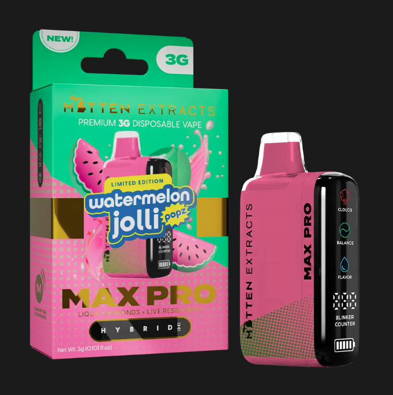 Mitten Extracts MAX PRO Disposable - Watermelon Jolli Popz