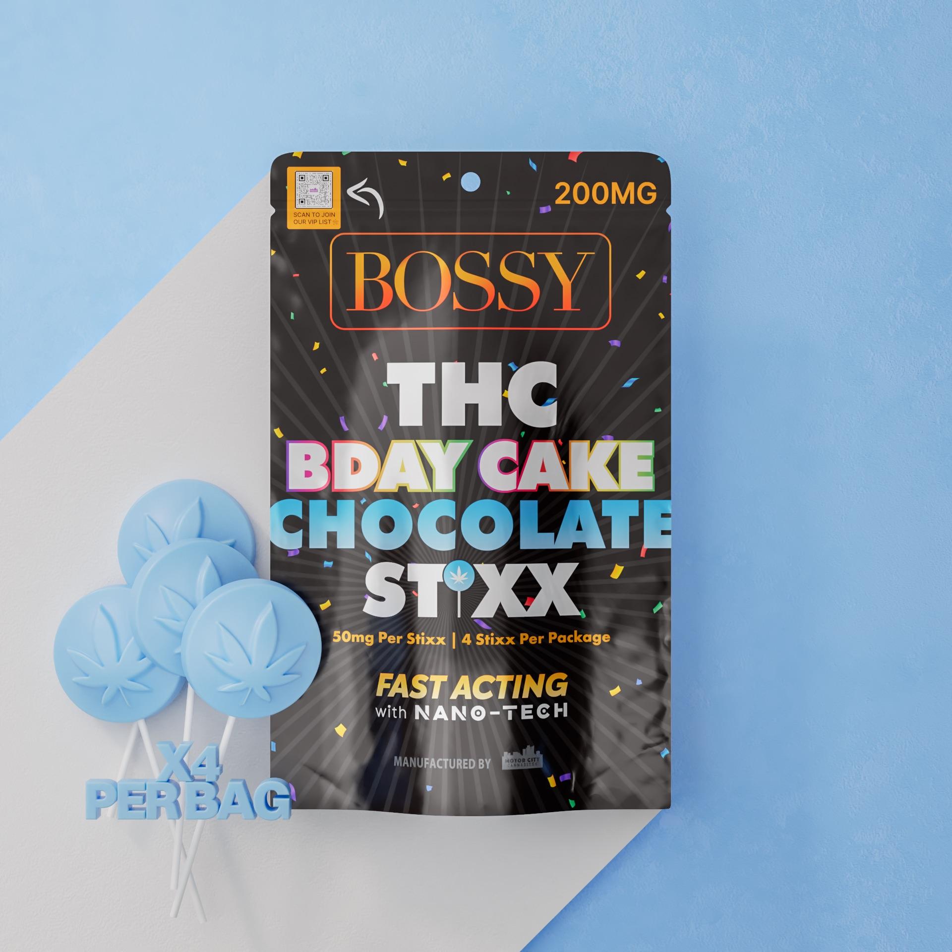 BDAY CAKE CHOCOLATE STIXX | 200MG | REC
