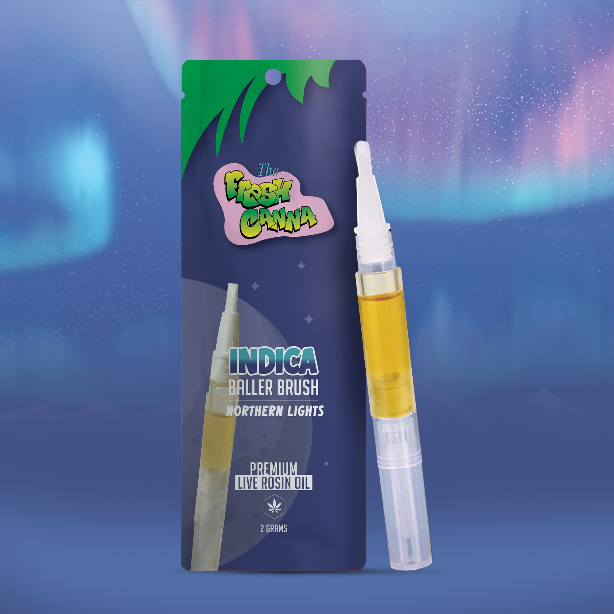 Fresh Canna Live Rosin Brush | Northern Lights