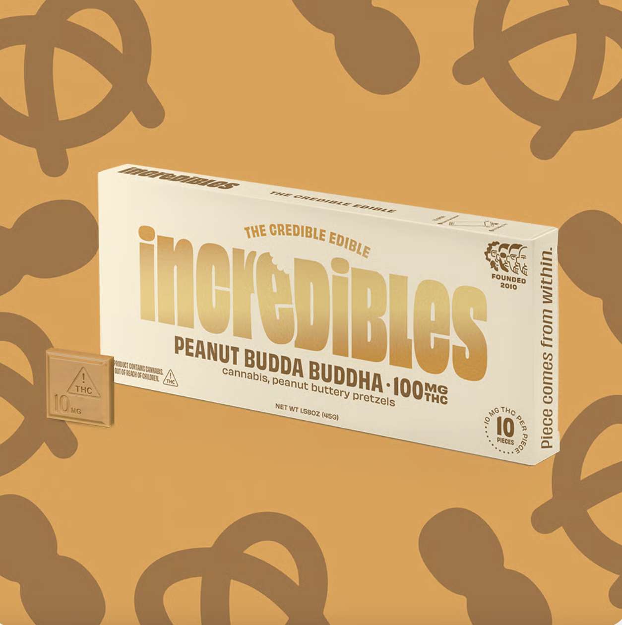 Incredibles Incredibles Chocolate - Peanut Budda Buddha - 100mg