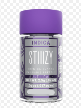 STIIIZY Naked Cherry Popperz Preroll 5pk x 0.5g