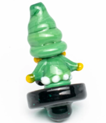 Carb Cap- Gnome - Green