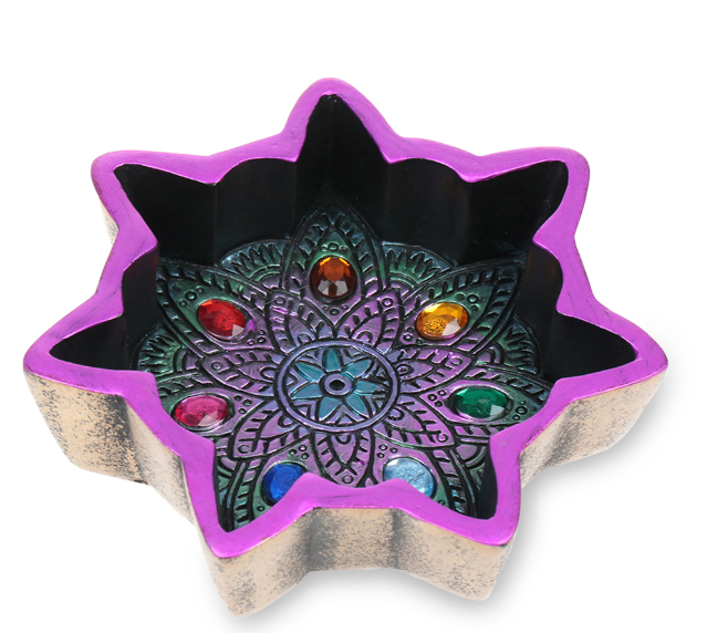 Fantasy Ashtray Chakra W/ Stones