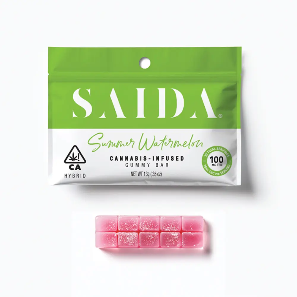 EDIBLE (GUMMY BAR) 100MG - HYBRID - SUMMER WATERMELON