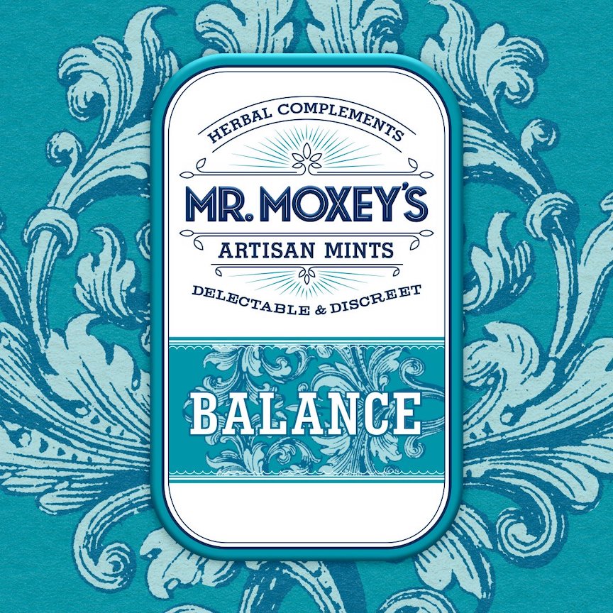 Mr. Moxey's | Balance Peppermint Mints 1:1 THC + CBD | 20-Pack | 100mg