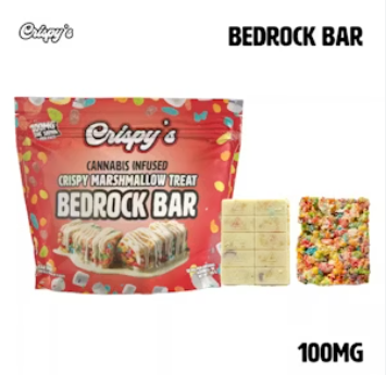 E150 | Crispys | Bedrock Bar | Crispy Marshmallow Treat | 100mg | 1pc