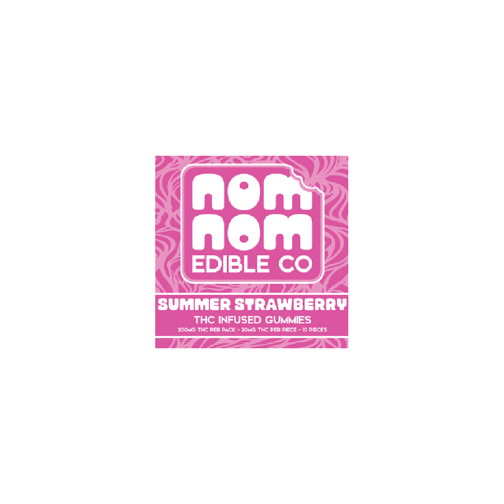 Nom Nom Gummies - Summer Strawberry - 200mg