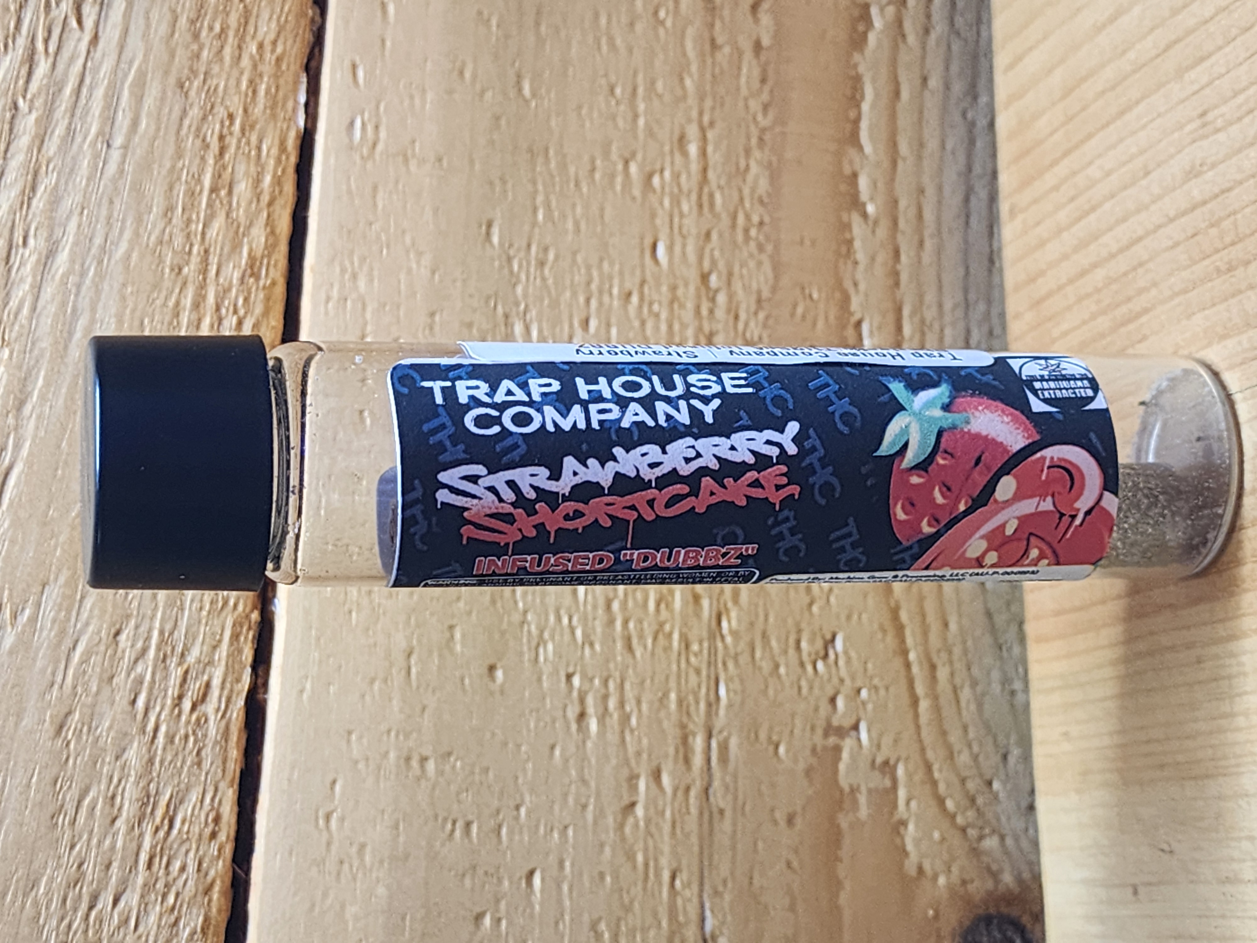 Trap House Company | Strawberry Shortcake THC-A Infused DUBBZ Pre-roll | 1.25g