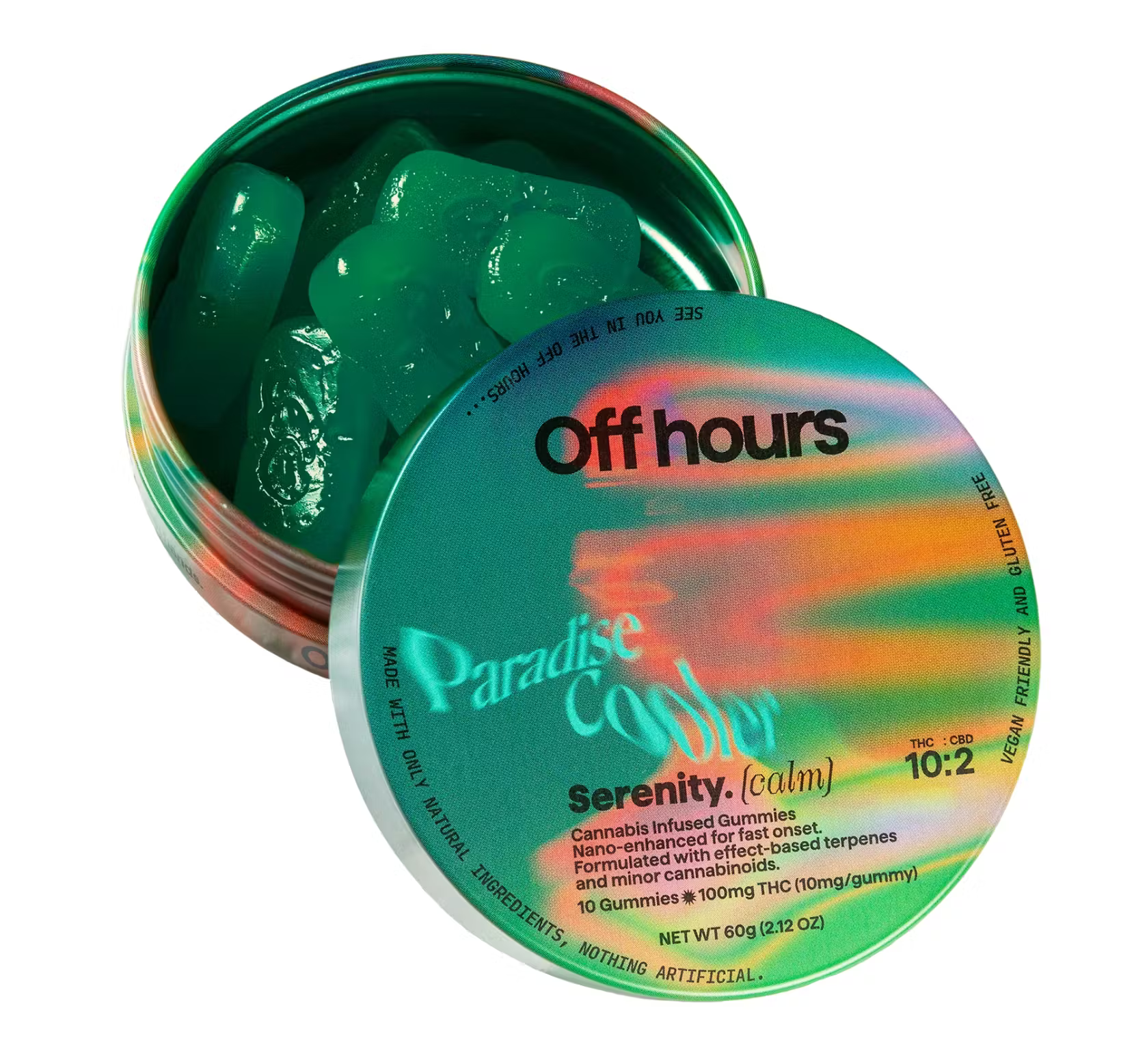 Off Hours | Serenity 10 Gummies 100mg THC