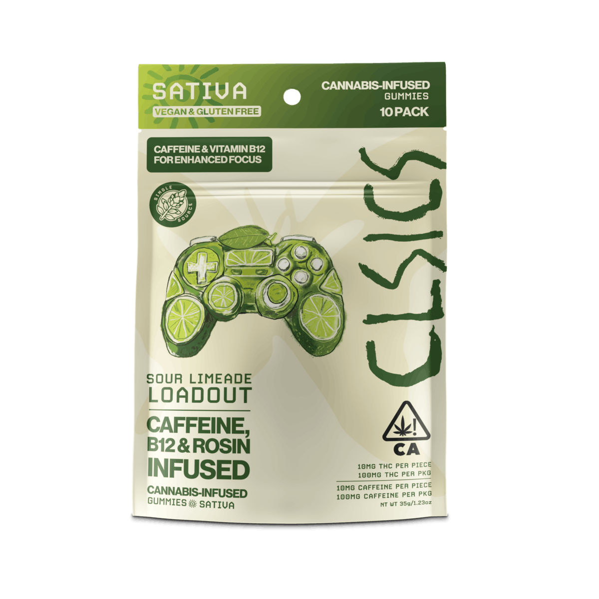 CLSICS | Sour Limeade Loadout Live Rosin Gummies | 100mg