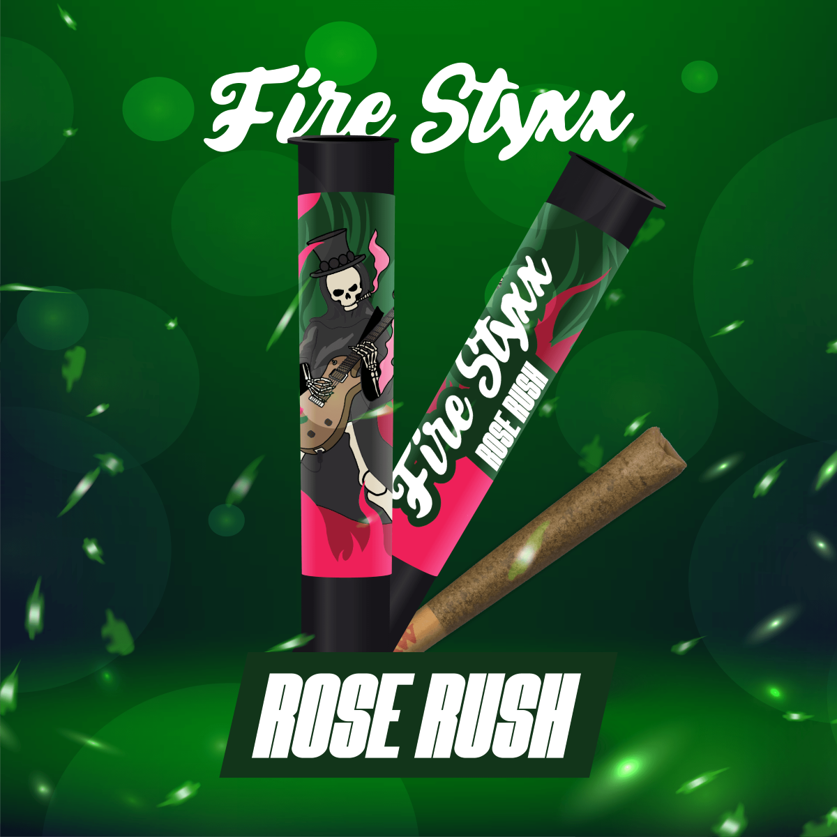 GLORIOUS CANNABIS - ROSE RUSH - FIRE STYXX - INFUSED PREROLL