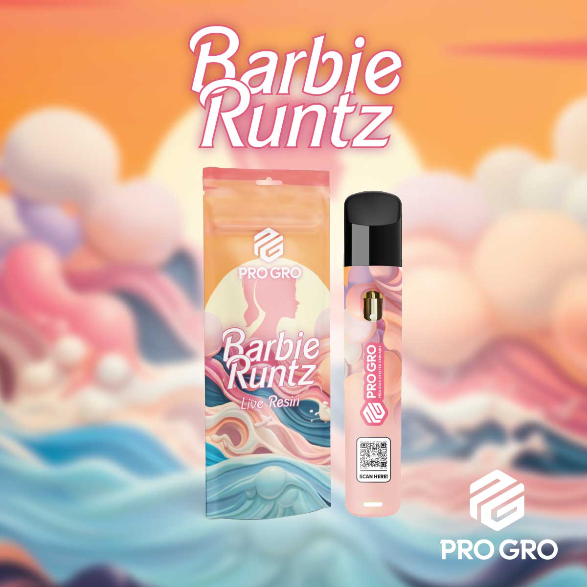 Barbie Runtz 1g Live Resin Disposable